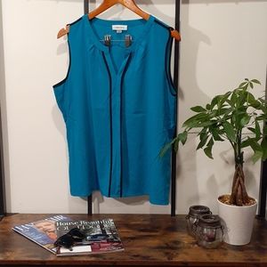 Calvin Klein XL Brilliant Blue Blouse